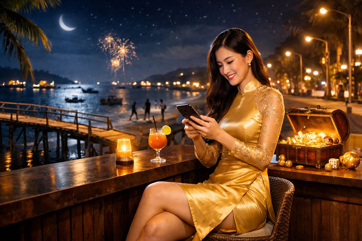 Trải nghiệm live casino trên điện thoại tại Mũi Né buổi chiều tà
